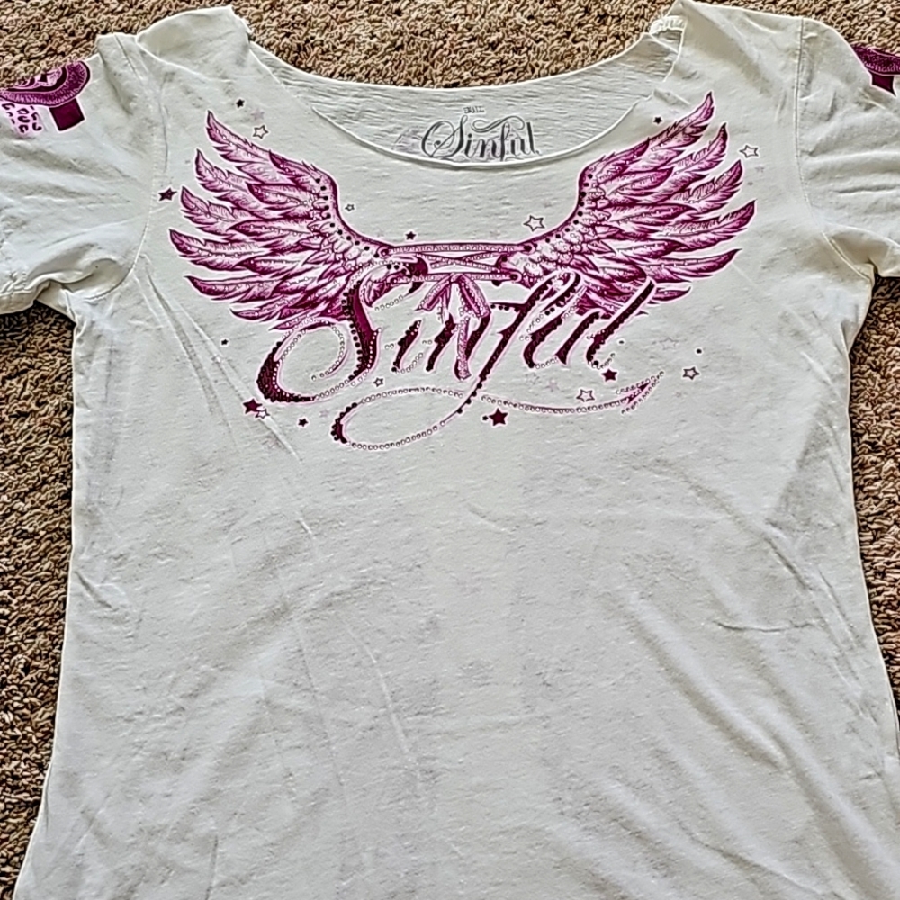 New Affliction "Sinful" top